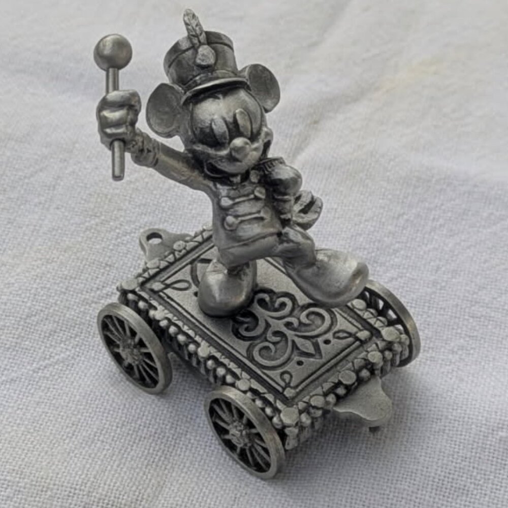 Walt Disney Railroad WDRR Pewter Train Mickey Mouse